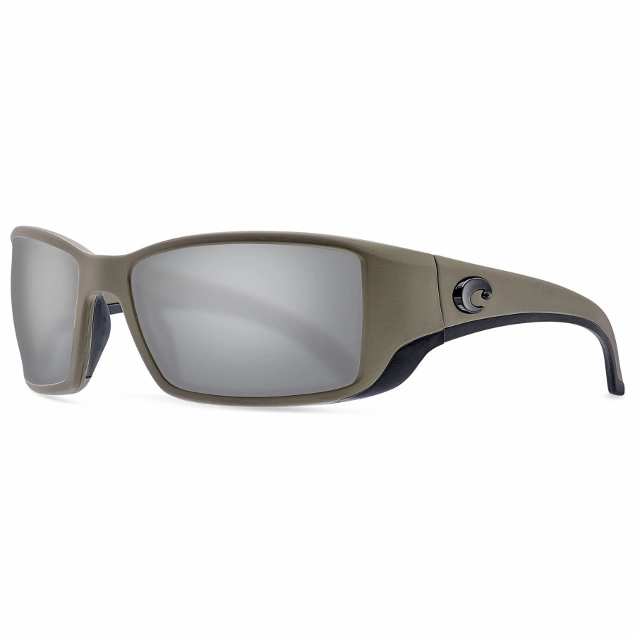 * Costa Del Mar Blackfin Polarized Sunglasses Matte Moss/Silver Mirror Polarized Sunglasses