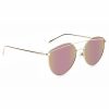 * One By Optic Nerve Dulcet Sunglasses Shiny Gold Polarized Sunglasses