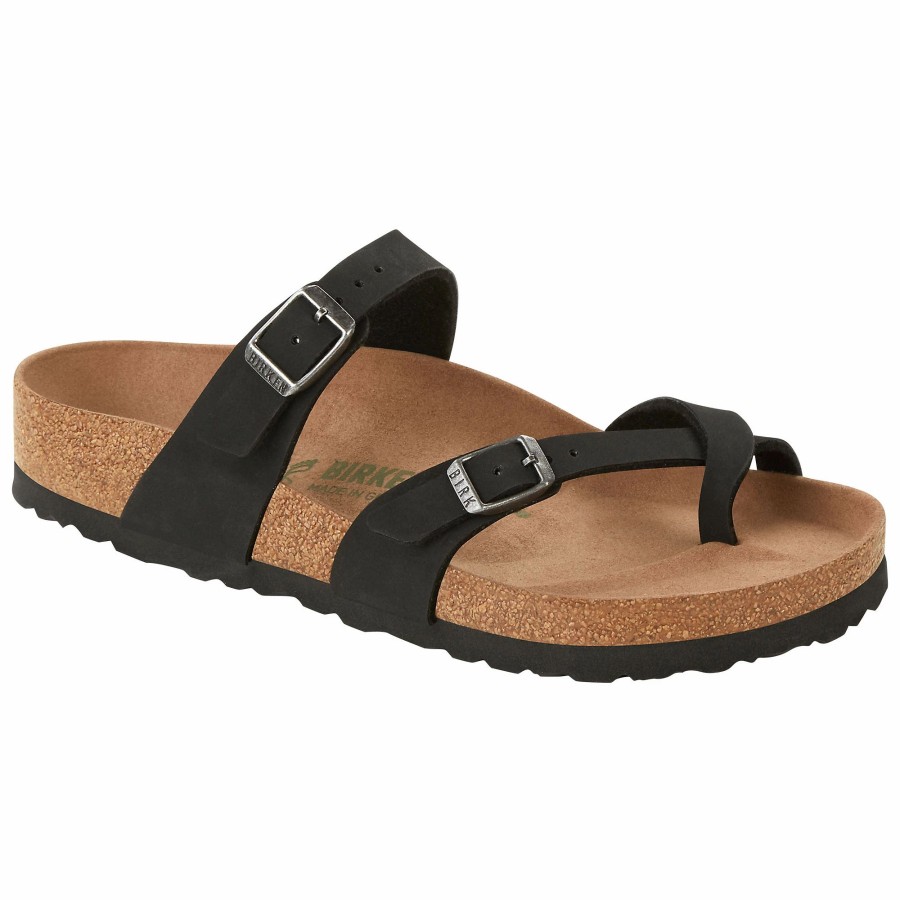 * Birkenstock Womens Mayari Vegan Sandals Black Women'S Sandals