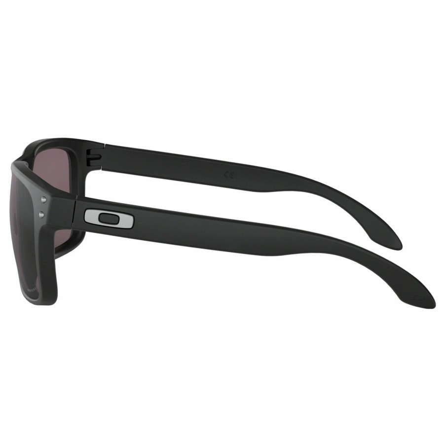 * Oakley Men'S Holbrook Sunglasses With Prizm Grey Lenses Matte Black Polarized Sunglasses