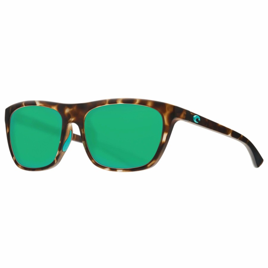 * Costa Del Mar Women'S Cheeca Polarized Sunglasses Matte Shadow/Green Mirror Polarized Sunglasses