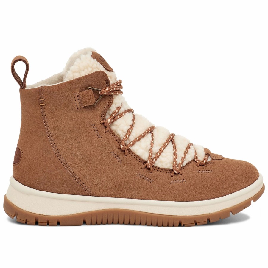 * Ugg Womens Lakesider Heritage Mid Boots Chestnut Winter Boots