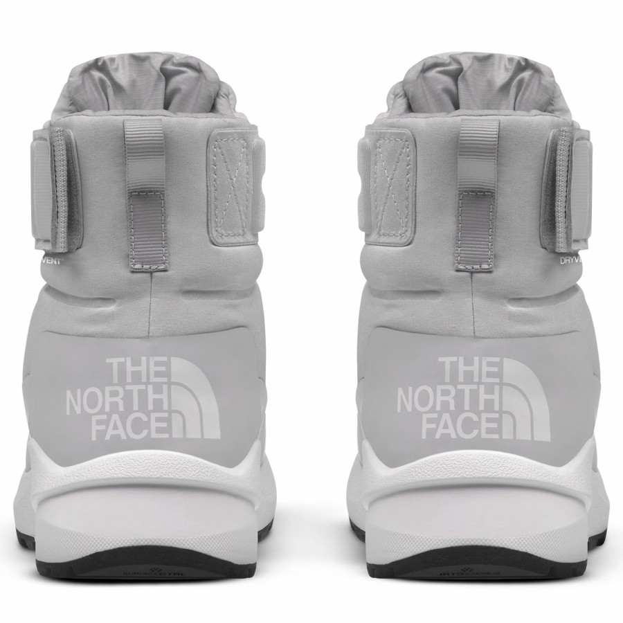 * The North Face Womens Nuptse Ii Strap Waterproof Winter Boots Tin Grey/Tnf White Winter Boots