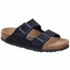 * Birkenstock Womens Arizona Soft Footbed Suede Leather Casual Sandals Narrow Midnight Women'S Sandals