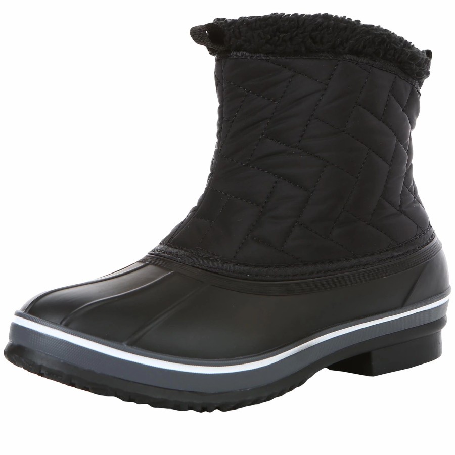 * Northside Womens Morgan Crest Boots Black Winter Boots