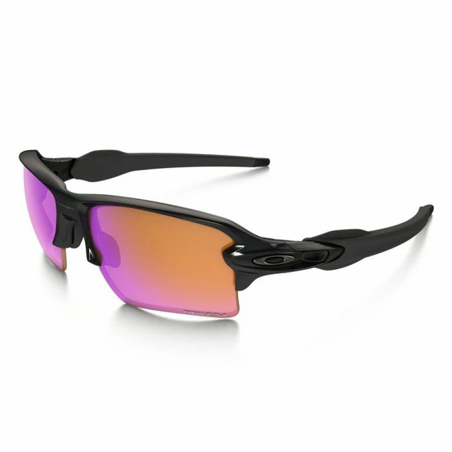 * Oakley Men'S Flak 2.0 Xl Prizm Trail Sunglasses Black Sport Sunglasses