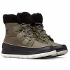 * Sorel Women'S Explorer Carnival Winter Boots Hiker Green Winter Boots