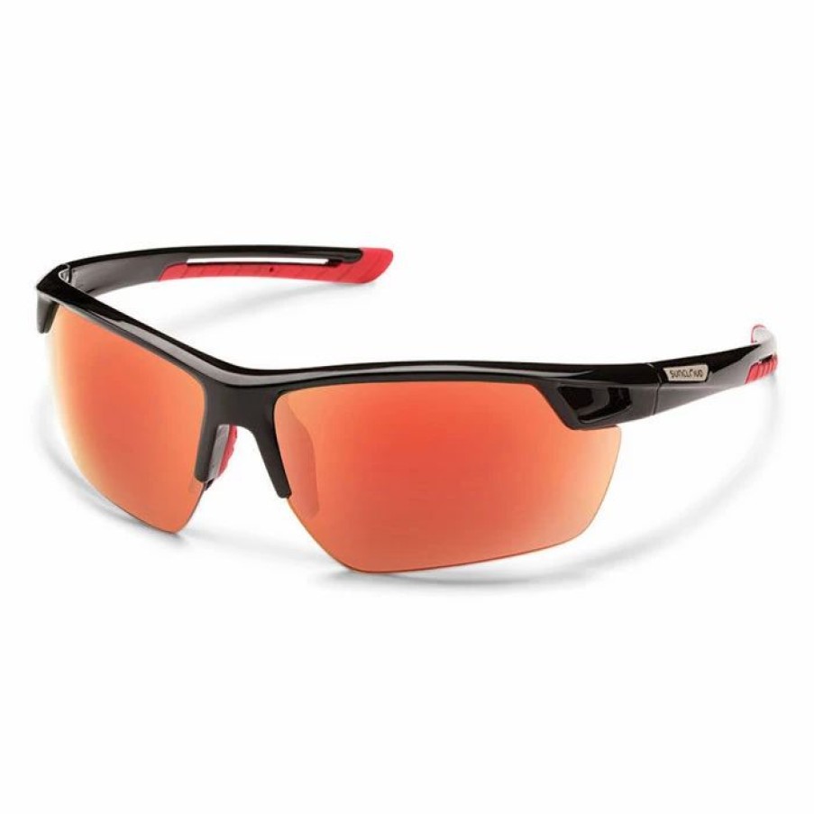 * Suncloud Contender Polarized Sunglasses Black Sport Sunglasses